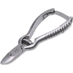 Belux Surgical Instruments - Nageltang met rolveer, gebogen 14 cm - RVS