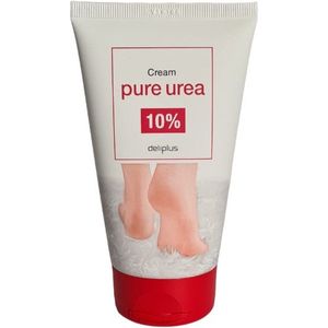 Deliplus | Cream Pure Urea 10% | Voetcrème Met 10% Ureum | Sterk Hydraterend En Reparerend | Droge Voeten - Droge Hielen - Kleine Kloven | Uit Spanje | 125ml