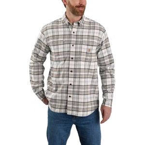 Carhartt Hemd Midweight Flannel L/S Plaid Shirt Malt-2XL