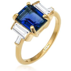 Elli PREMIUM Dames Ring Dames Betoverend met Kwarts en Topaas in 925 Sterling Zilver