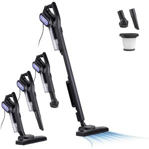 3-in-1 Stofzuiger - Steelstofzuiger Handstofzuiger - 6m Kabel 700W - Zakloos Cycloonfiltersysteem - HEPA-filter - Motoraangedreven Borstelopzetstuk