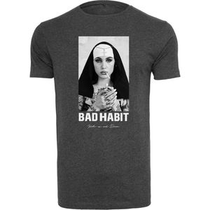 Mister Tee - Bad Habit Heren T-shirt - S - Grijs