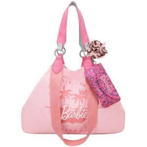 Fritzi aus Preußen Schoudertas Izzy Medium Malibu Denim Limited Barbie Shoulder Bag Sweet Rose Roze