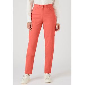 Damart - Mom jeans 5 zakken - Dames - Oranje - 48