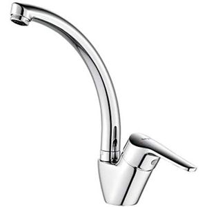Selbro ® Klassieke Keukenkraan met 360 Graden Draaibaar Handvat, Voor Keukenspoelbak, Chroom