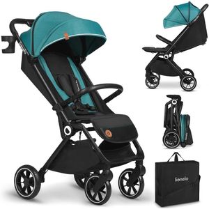 Opvouwbare Kinderwagen Lichtgewicht met Verstelbare Rugleuning en Slaapfunctie