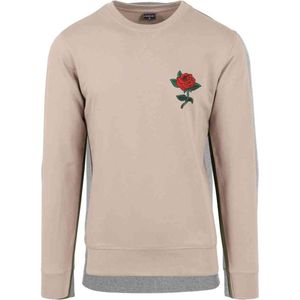 Mister Tee - Rose Crewneck sweater/trui - XS - Geel