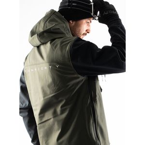 Ten Eighty PARKER-T Heren Softshell Hoodie Groen M - Anorak - Wintersportjas - Hoodie