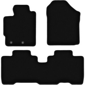 BASIC zwarte veloursmatten voor: Toyota Verso-S minivan (2010-2015)