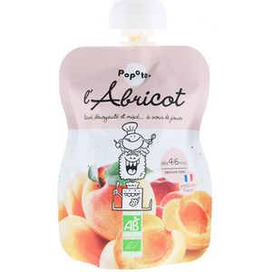 Popote Kalebas L'Abricot Compote Vanaf 4/6 Maanden Biologisch 120 g