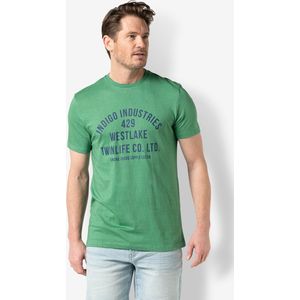 Twinlife Heren logo - T-Shirts - Luchtig - Vochtabsorberend - Groen - L