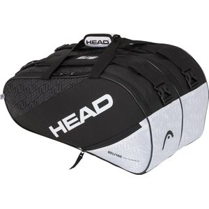 Head Padeltas - Unisex - Zwart/Wit