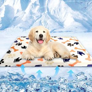 S&Dshopline® Koelmat voor honden en katten, 50 x 40 cm, koelmat voor honden, zelfkoelende hondenmat, koeldeken, hondenbed voor kleine grote honden, hondenkoelmat voor thuis, onderweg of in de auto
