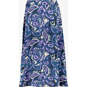 TwoDay dames midi rok met paisley print paars - Maat L