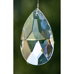 Raamkristal Luster 100mm mm Silvercrystal Asfour ( 32% Pbo ) ( Feng Shui kristal , Raamhanger , Sun Catcher , Regenboogkristal )