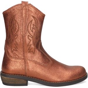 Braqeez 423730-937 Meisjes Cowboy Boots - Bruin - Leer - Veters