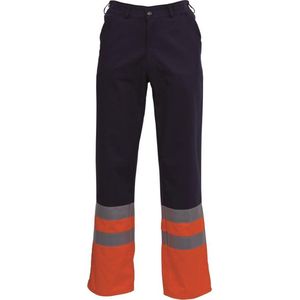 HAVEP Werkbroek High Visibility 8397 - Marine/Fluo Oranje - 64