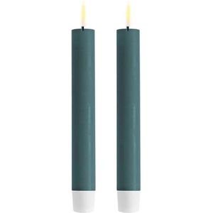 Deluxe Homeart Led Dinnercandle 2 stuks 15 cm Jade Green