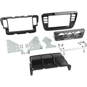 2-DIN Paneel geschikt voor Volkswagen up! / Seat Mii / Skoda Citigo 2011-2016 Kleur: Piano zwart