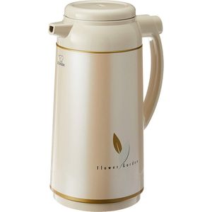 Zojirushi Isoleerkan met Glazen Binnen Fles - Drukknop - Beige - 1,3L