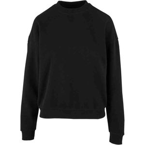 Urban Classics - Oversized Light Terry Crewneck sweater/trui - M - Zwart