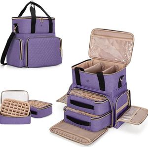 Equivera Nagellak Koffer - Nagellak Koffer - Nagellak Organizer - Koffer voor Nagellak - Beautycase