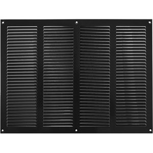 Metalen rooster 400x300mm zwart - MR4030M - RAL9005