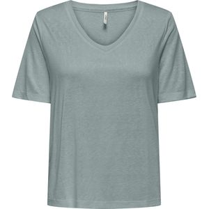 Only Elise V-Neck Shirt Dames - Maat XL