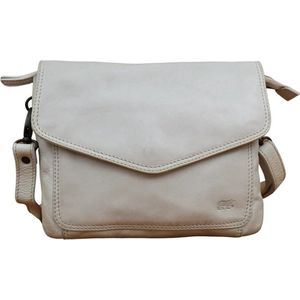 Bear Design Femke Leren Enveloptas / Schoudertas - Dirty White