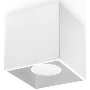 Hanglamp kubus QUID - Aluminium - 10 x 10 x 10 cm - Wit