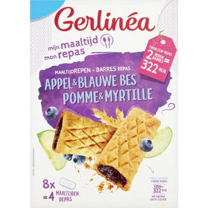 Gerlinea - Snackrepen - Gevuld - Appel-Bosbes - 8 stuks