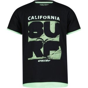 4PRESIDENT T-shirt jongens - Black - Maat 128