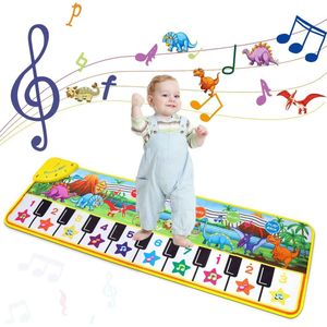 Kinder Piano Mat XL - Interactieve Speelmat - Kinder Speelgoed - Piano mat Baby en Peuter - Opvouwbaar