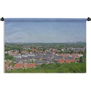 Wandkleed Essen - Uitzicht over de Duitse stad Essen Wandkleed katoen 150x100 cm - Wandtapijt met foto