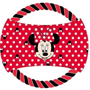 Minnie Mouse Hondenspeeltje - piepend pluche en touw