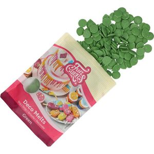 FunCakes Deco Melts Smeltsnoep - Candy Melts - Smeltchocolade - Groen - 250g