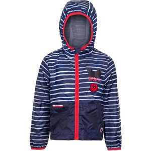 Disney Mickey Mouse Jas - Zomerjas / Regenjas - Donkerblauw - Waterafstotend - Met capuchon - Mesh gevoerd - Maat 122/128 (8 jaar)