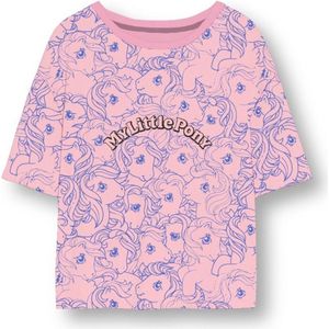 My Little Pony - All Over Print Kinder T-shirt - Kids tm 10 jaar - Roze