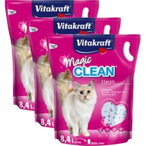 Vitakraft Magic Clean Kattenbakvulling - 3 x 8,4 l