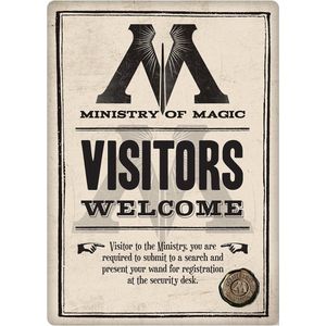 Harry Potter - Ministerie van Toverkunst metalen magneet