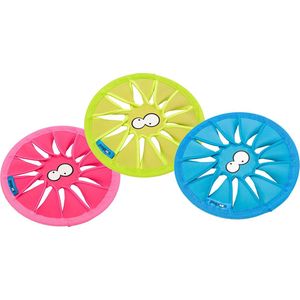 Coockoo - Speelgoed Voor Dieren - Hond - Dogtoy Coockoo Twisty Frisbee Mix Set Van 3 Gemengde Kleuren - 3st