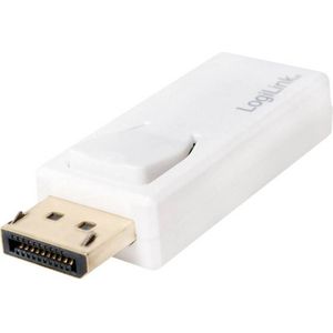 LogiLink CV0100 DisplayPort / HDMI Adapter [1x DisplayPort stekker - 1x HDMI-bus] Wit