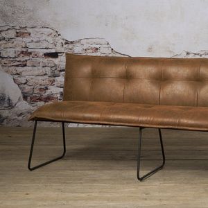 SIDD Seda bench 155 - fabric cherokee 8 cognac