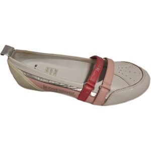 LE COQ SPORTIVE -BALLERINA-LUNGU-WHITE/PINK-SIZE 33