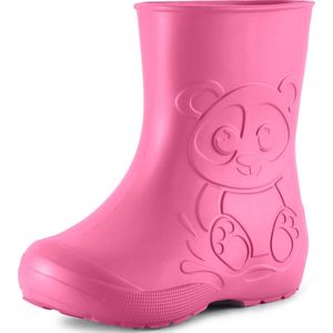 Ladeheid LA-CA-Panda Kinder Regenlaarzen - Rubber - Licht - EVA - Roze - 30/31