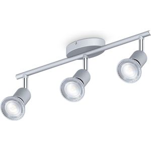 B.K.Licht - LED Opbouwspots met 3 lichtpunten - GU10 fitting - draaibare opbouwspots - plafondspots - incl. 3x GU10 - 4.000K - 400Lm