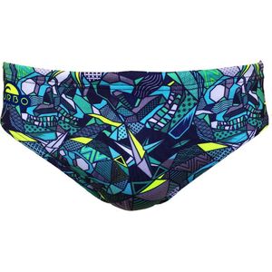 Turbo Skull Geo Zwemslip Blauw S Man