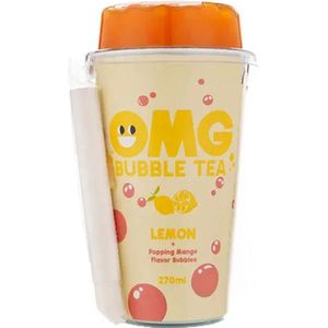 OMG | Bubble Tea | Lemon Mango | Cup | 10 stuks | 270ml