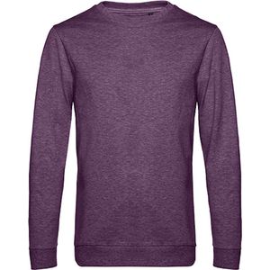 2-Pack Sweater 'French Terry' B&C Collectie maat XL Heather Purple/Paars