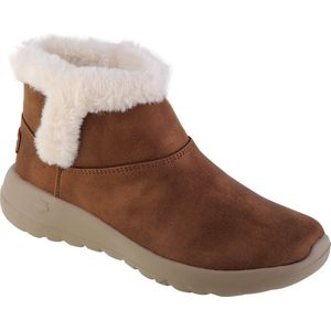 Skechers On the GO Joy - Endeavor - Dames Gevoerde Winterlaarzen Boots Bruin 144013-CSNT - Maat EU 39.5 UK 6.5